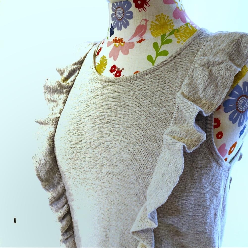 Madewell Ruffle Tank - Picture 2 of 6